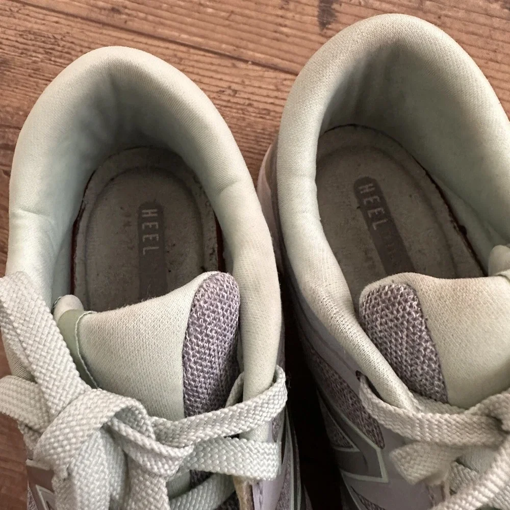 New Balance 711 Training Shoes Women 8.5 Grey Mint Green Mesh Sneakers